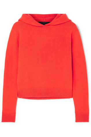 Cropped Cashmere Hoodie
