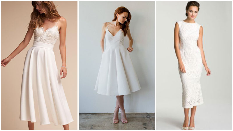 Tea Length Dresses for Elegant Brides ...