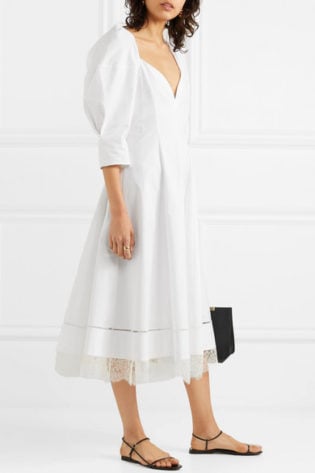 edgy midi dress