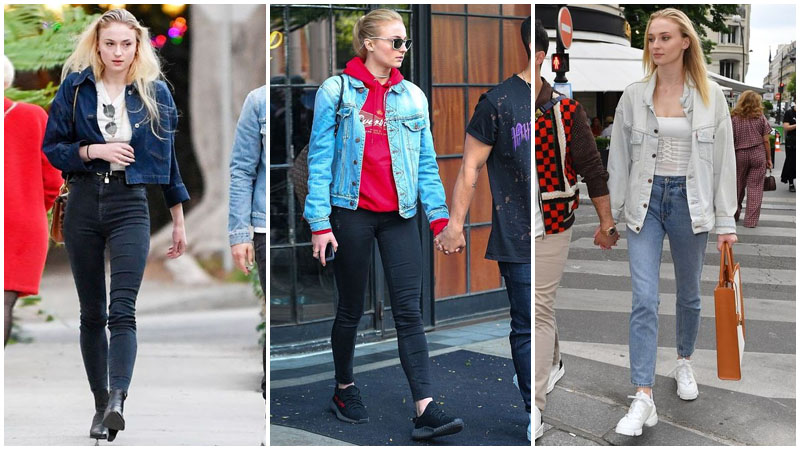 How to Wear Jeans: Sophie Turner, 108 Ways Celebrities Wear Jeans — Plus,  Under-$40 Styles to Shop Now