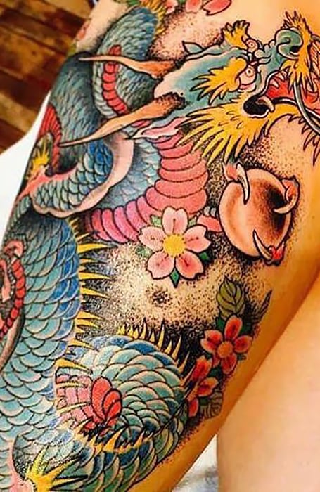 UPDATED 40 Powerful Japanese Dragon Tattoos