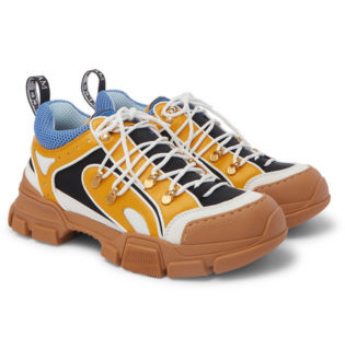 Flashtrek Rubber, Leather, Mesh And Suede Sneakers