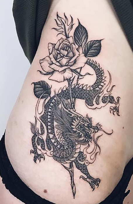 Japanese and Chinese Dragon Tattoo Design Ideas History and Meanings   TatRing