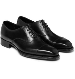 + George Cleverley Leather Oxford Shoes