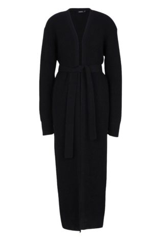 Maxi Belted Knitted Cardigan