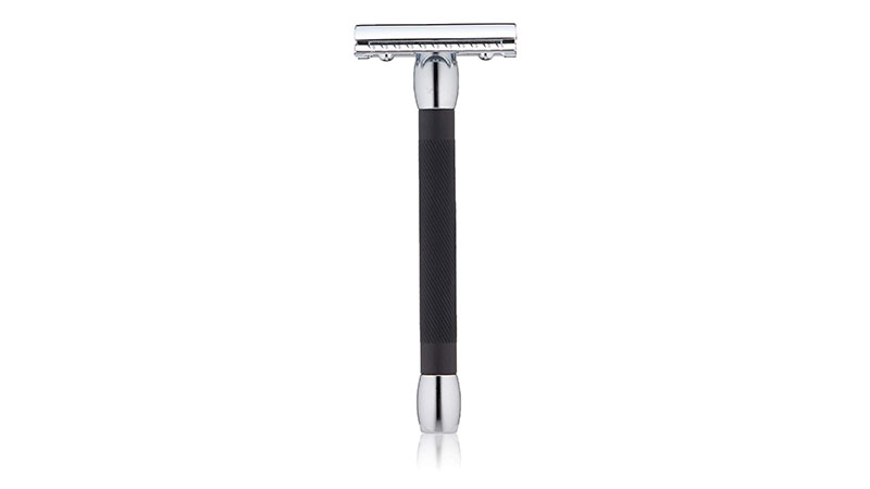 Merkur Black Handled Double Edge Safety Razor