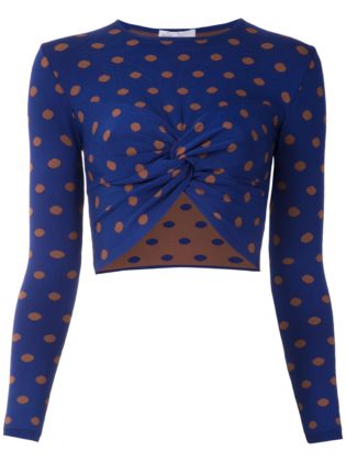 Nkjulie Jacquard Cropped Top