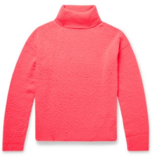Nyran Brushed Wool And Cashmere Blend Rollneck Sweater