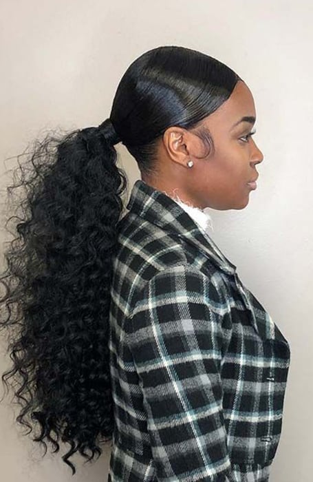 35 Fresh Ways You Can Wear A Curly Weave Ponytail - Fabulyst