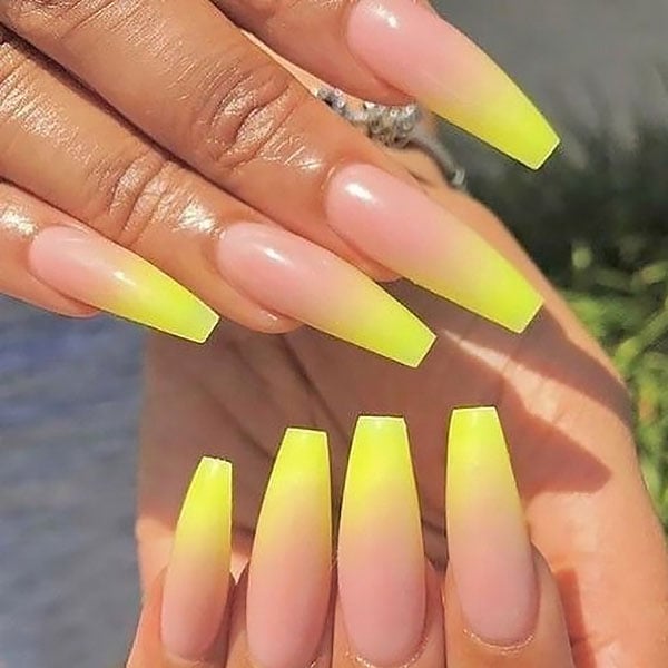 Featured image of post Dark Purple And Yellow Acrylic Nails : These nails are great for a trip to.