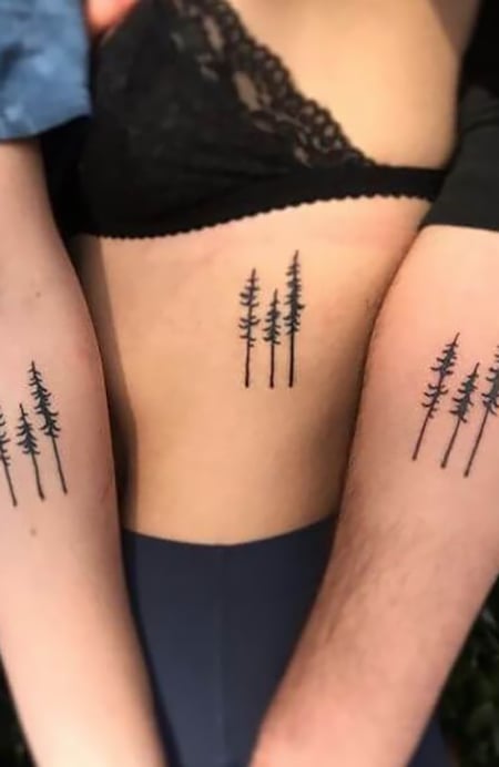 79 Hearty Matching Best Friend Tattoos with Meanings