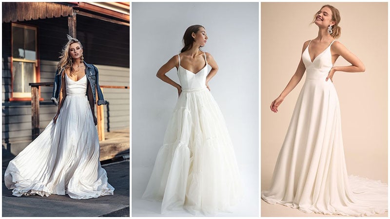 classic simple wedding dresses