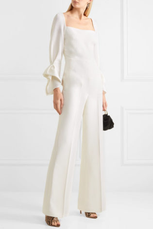 Bethany Wool Crepe Jumpsuit