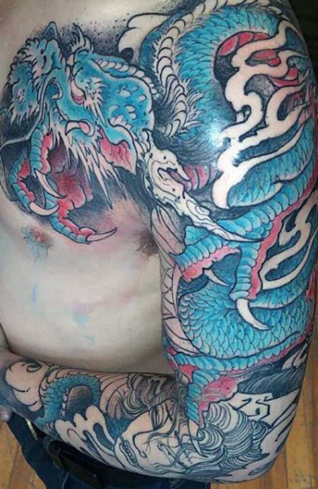 Blue Dragon Tetování