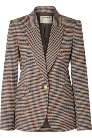 Chamberlain Houndstooth Tweed Blazer