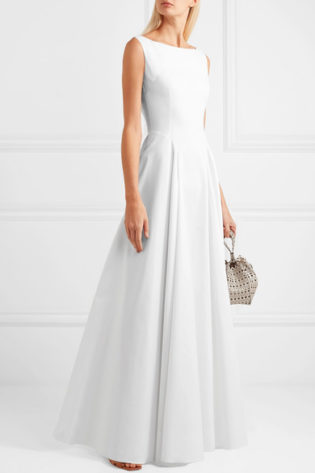 Cotton Gabardine Maxi Dress