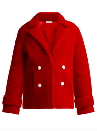 Dorota Double Breasted Shearling Jacket