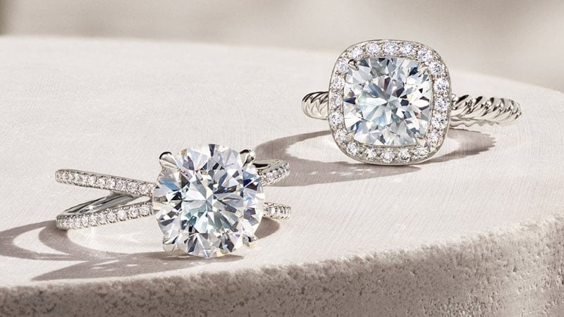 Blue Diamond Gold Ring .16-ct fashion anniversary love