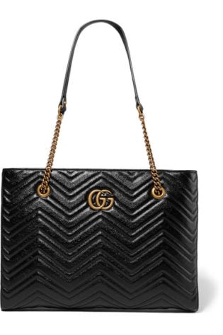 Gg Marmont Medium Quilted Leather Tote