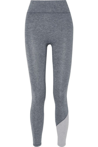 Inversion Two Tone Stretch Jersey Leggings