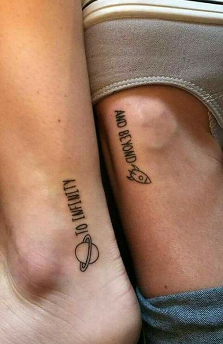 To Infinity And Beyond Tattoos