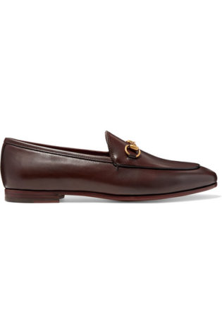 Jordaan Horsebit Detailed Leather Loafers