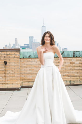 Madi Beaded Strapless Wedding Dress