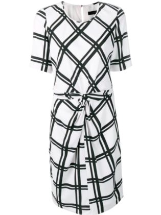 Steffen Schrautcheck Print Dress