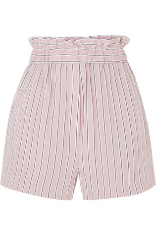 Striped Twill Shorts