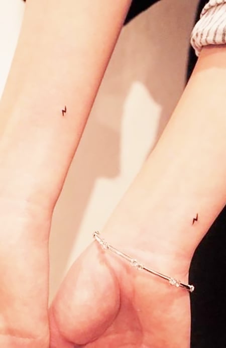 10 Fun Yet Minimal Matching Tattoo Ideas For Best Friends