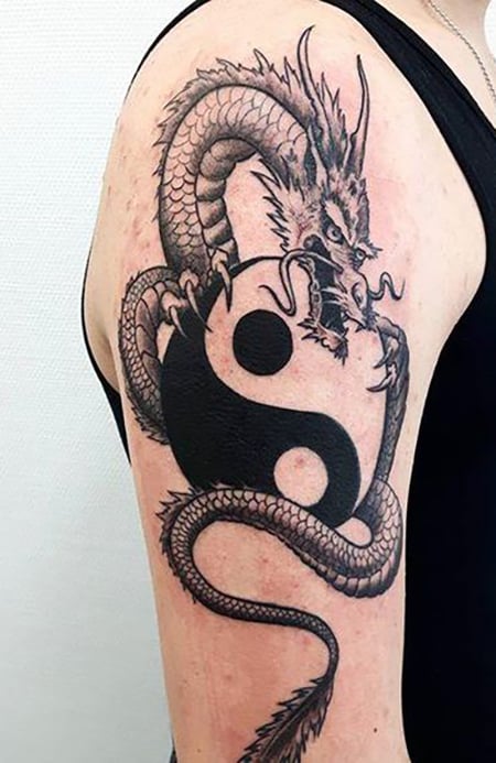 33 Modern Dragon Tattoos For Leg - Tattoo Designs – TattoosBag.com