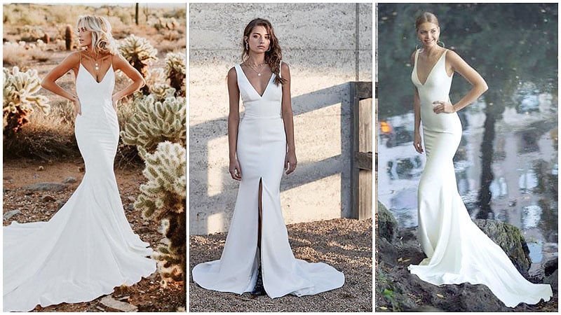 classic simple wedding dresses