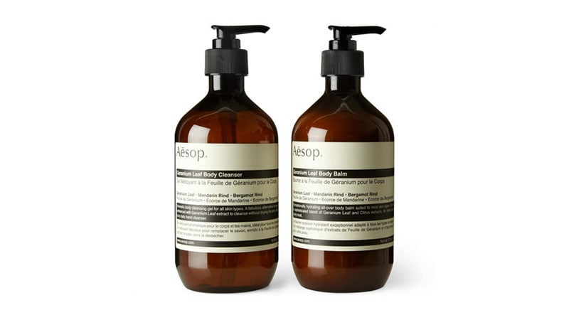 Aesop Geranium Leaf Duet Body Cleanser And Balm