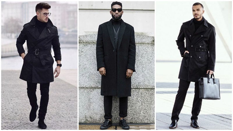 all black smart casual