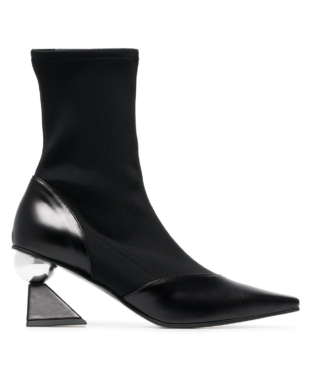 Black Glam 70 Leather Boots