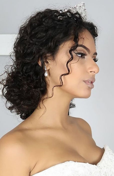 Bridal Curly Hairstyle