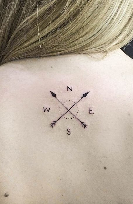 101 Best Feminine Compass Tattoo That Will Blow Your Mind  Outsons