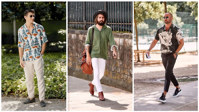 How to Wear a Cuban Collar Shirt - The Trend Spotter