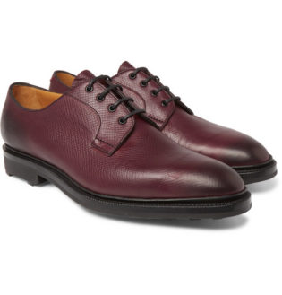 Edward Green Caudale Textured Leather Derby Shoes
