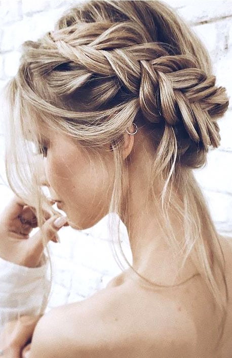 Effortless Bridal Braided Halo