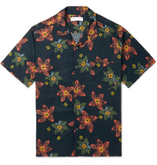 Floral Print Cotton Pyjama Shirt