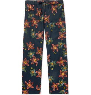 Floral Print Cotton Pyjama Trousers