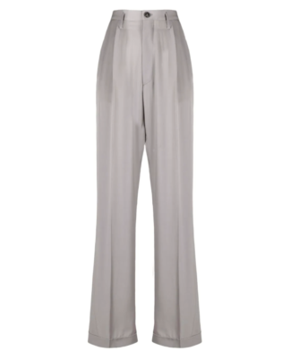 High Waisted Straight Trousers