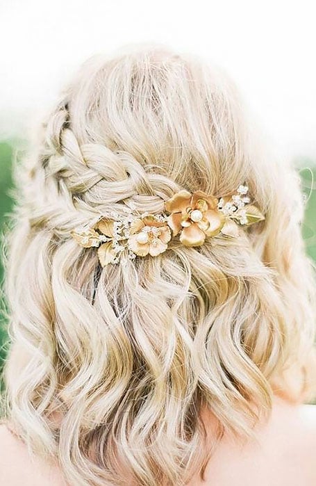 Elegant Long  Short Wedding Hairstyles For Cool Brides