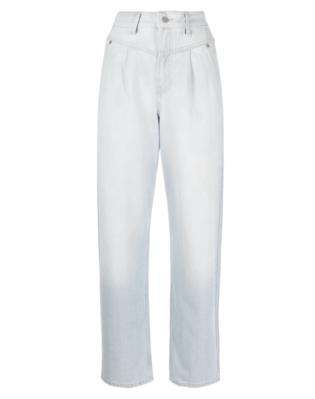 Light Wash Straight Jeans