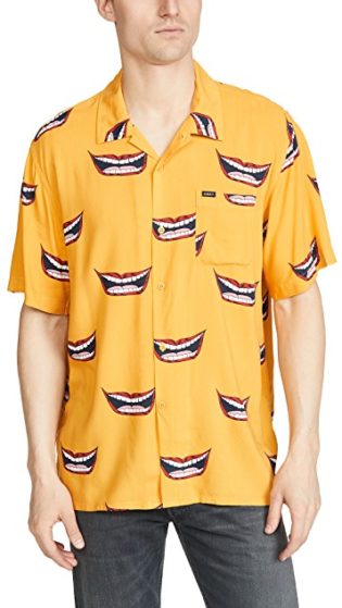 Lips Print Short Sleeve Shirt