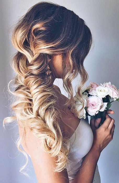Long Braided Bridal Hairstyle