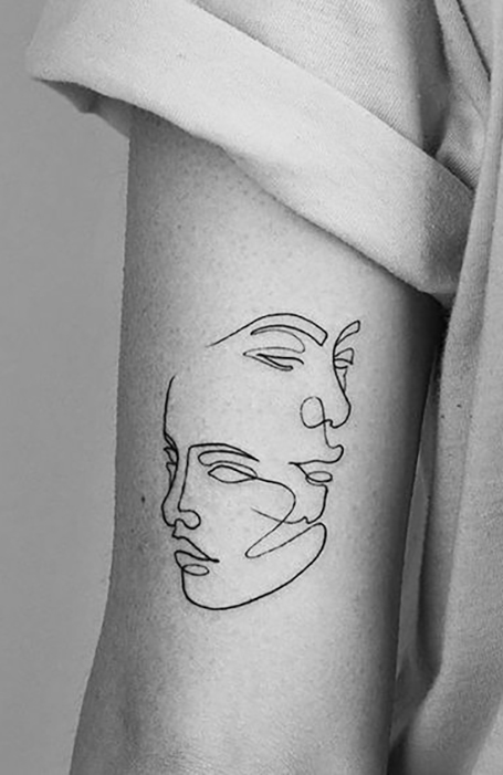 Tatuaggio minimalista