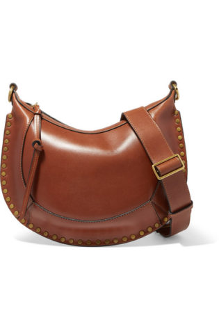 Naoko Studded Leather Shoulder Bag
