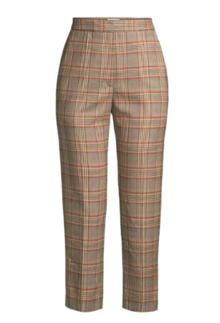 Stainy Plaid Trousers